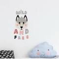 1 Wild And Free Wolf Wall Stickers