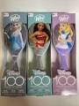 3 X Desenredador Original Cepillo Húmedo Disney 100 - Elsa & Moana & Alice
