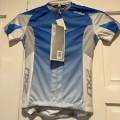 Camiseta Deportiva De Bicicleta Sublimada 2xu Elite Hembra Azul Blanca Xs Wc1418a