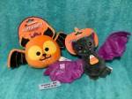 Flecos Púrpura Gris Murciélago/fuzzyard Naranja Murciélago Peluche Juguete Mascota Perro Chirrido Halloween