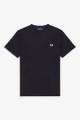 Fred Perry Ringer Tee - T-shirt A Manica Corta Blu - Taglia L Abbigliamento Uomo