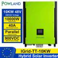 Inversor Solar Híbrido Mppt 10 Kw Red Tie 3 Fases 48v 380v 900vdc Wifi De
