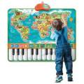 Juguetes De Aprendizaje 2 En 1 Para Niños De 1 A 5 Años - Tapete De Teclado De Piano + Alfabeto Y Anima...