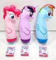 My Little Pony Rainbow Pinkie Dashie Twlight Inflable Bop Bag Juego Completo