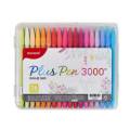 Pluma De Color Monami Plus Pen 3000, Juego De 36, Surtido