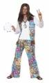Smiffys Groovy Hippie Costume, Multi-coloured (size L) (importación Usa)