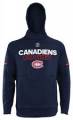 Suéter Con Capucha Adidas Montreal Canadiens Nhl Para Hombre Clima Cálido, Azul